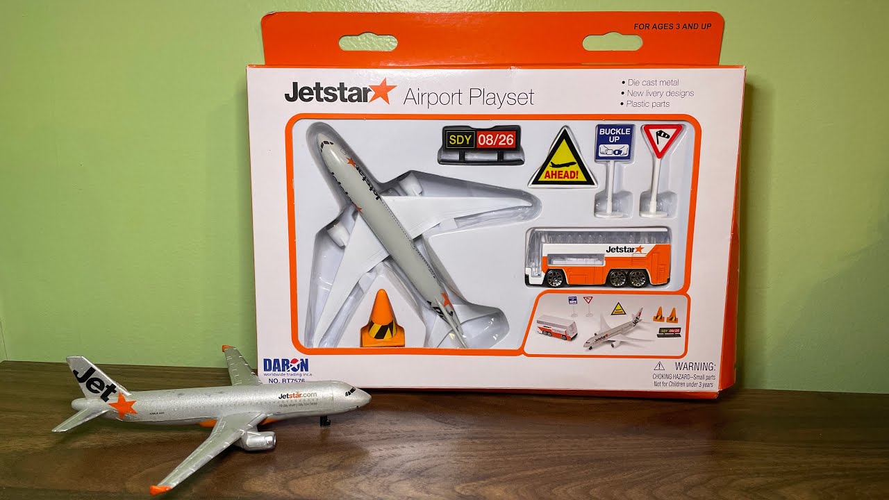 *DOUBLE REVIEW* Daron Realtoy Jetstar 787 Playset and A320 Review