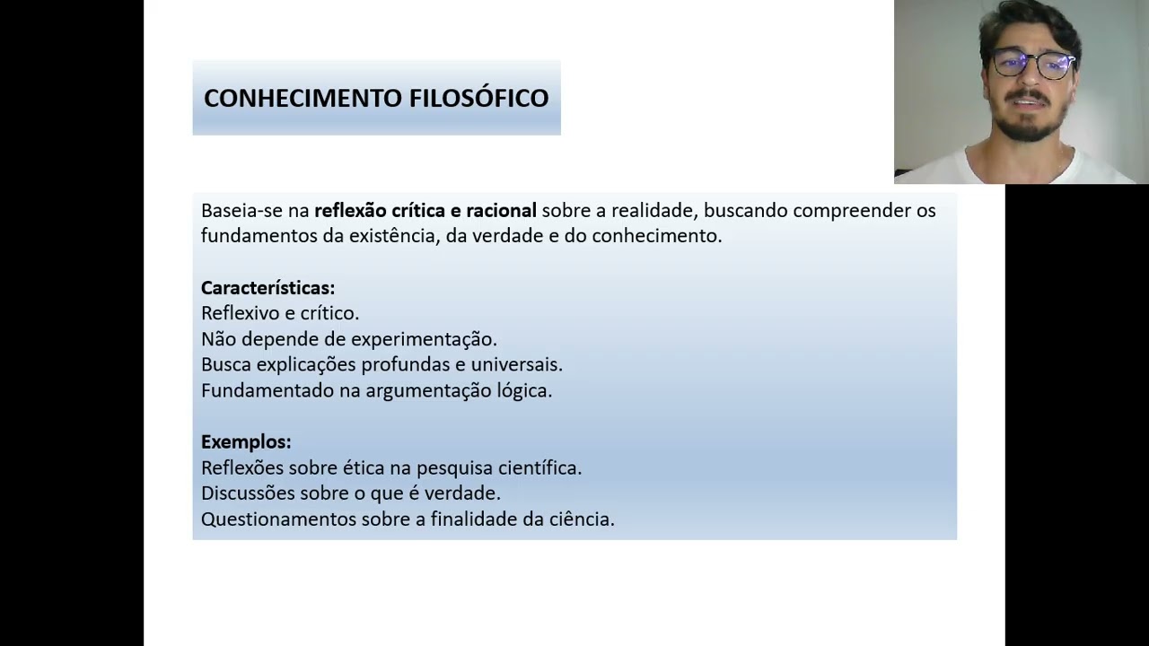 Conhecimento empírico, filosófico, religioso e científico 1