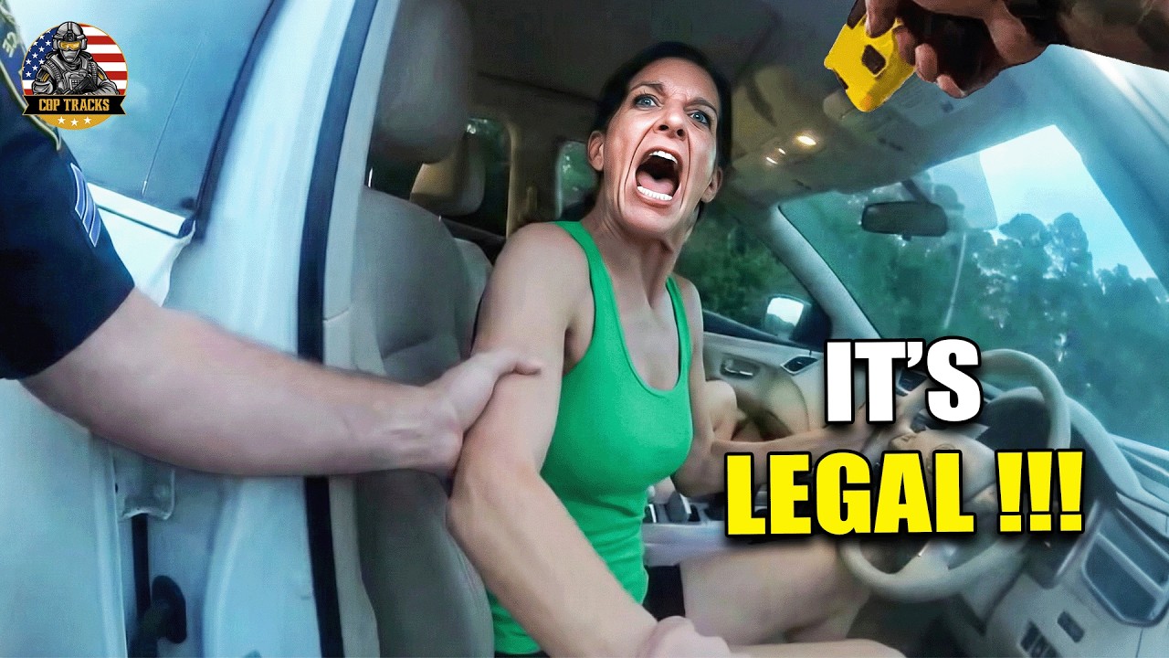 Sovereign Karen Shocked Cop Doesn't Fall for Her Bogus License Plate | Karen Instant Karma