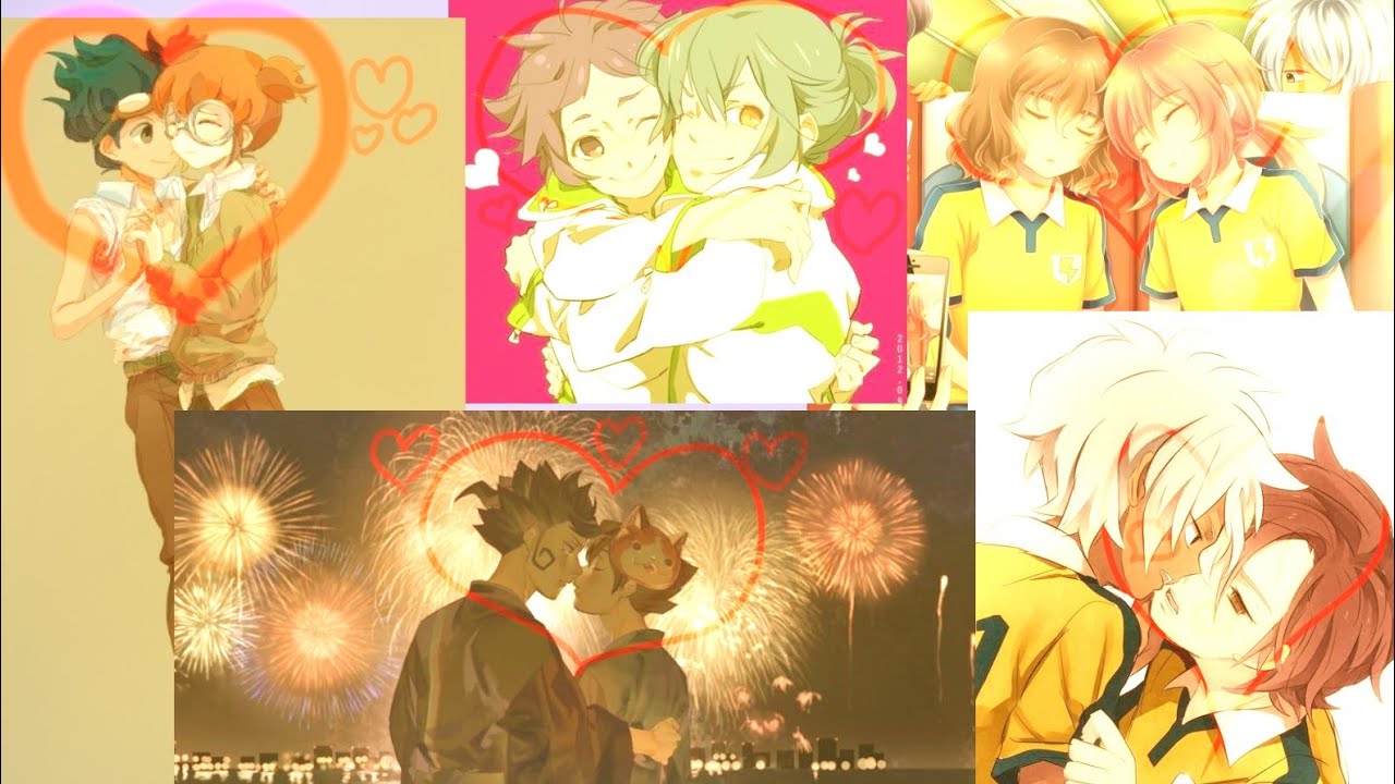 Tenma X Tsurugi, Kirino X Shindou, Kurama X Minamisawa, Hayami X Hamano,Kariya X Hikaru