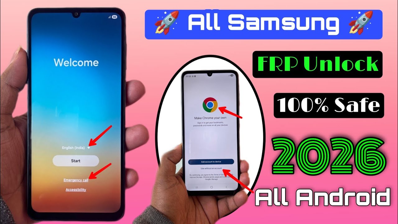 🎯Samsung FRP Bypass 2026 - Latest Working Trick | Android 15-16 | Full FRP Samsung Verify All Step
