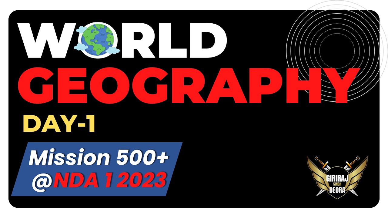 World Geography-1 | Score 500+ #nda 1 2023 | Rotation & Revolution of Earth