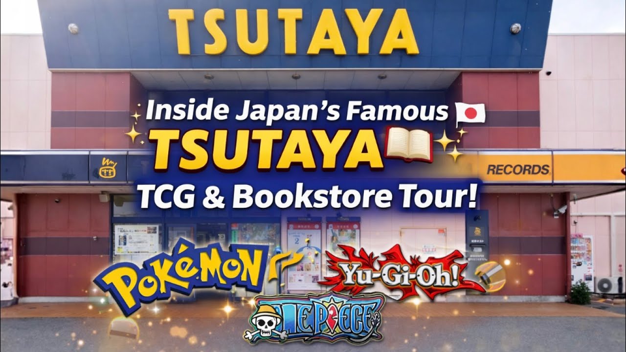 Inside TSUTAYA Japan 🇯🇵 TCG Store Tour + Exclusive Cards Found!