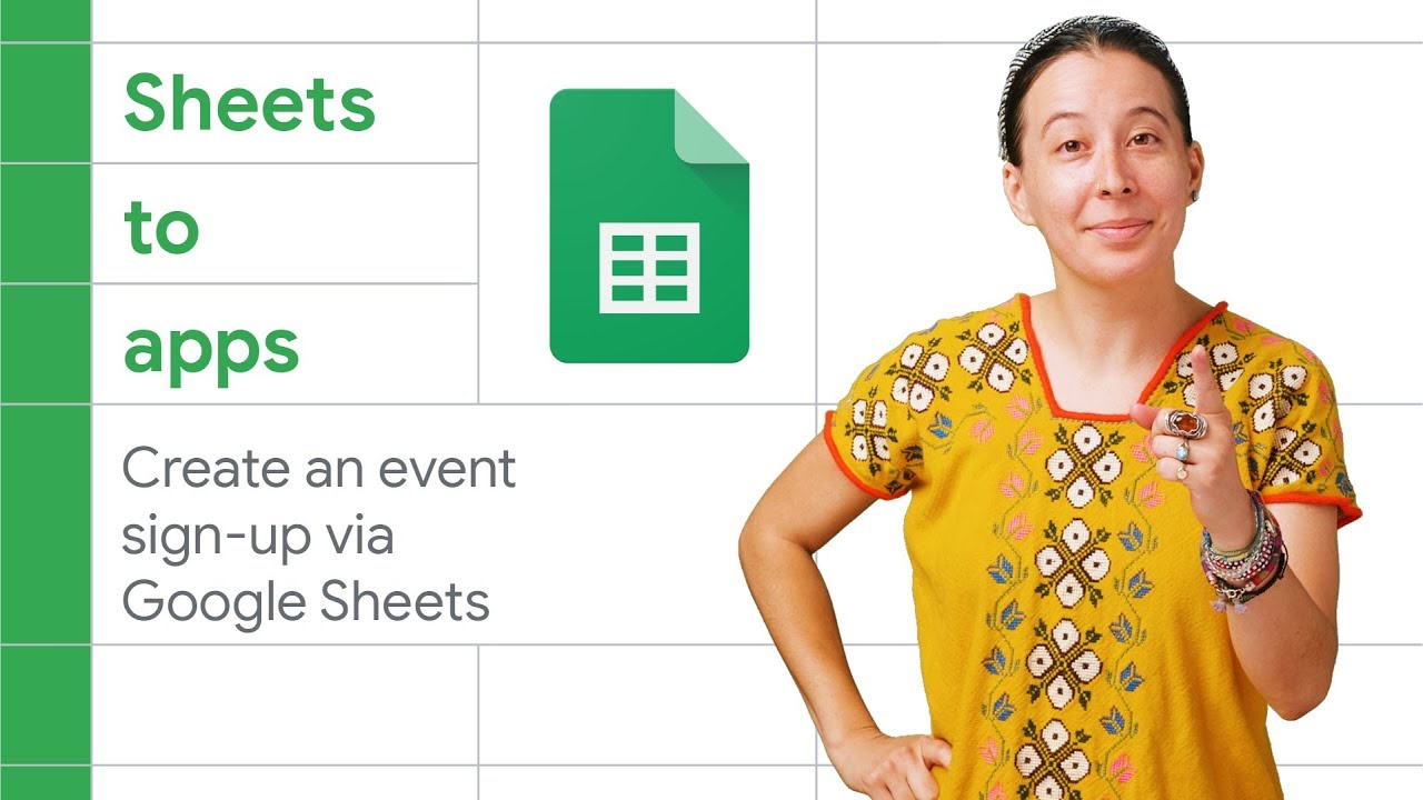 Create an event sign-up app via Google Sheets