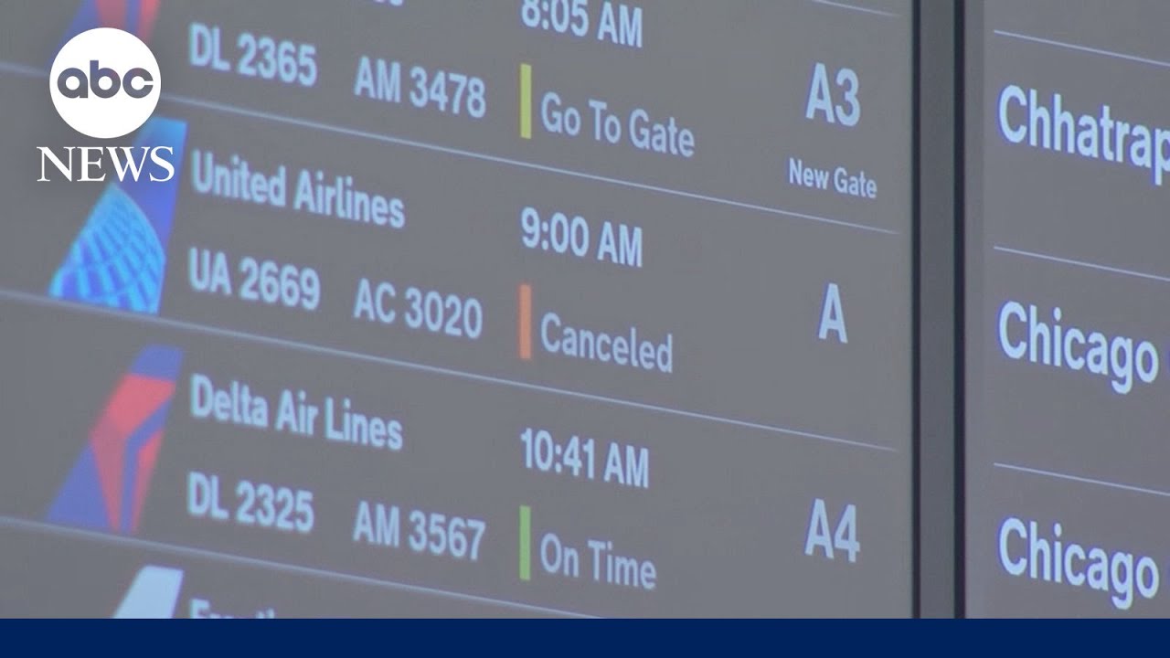 Hundreds of flights canceled