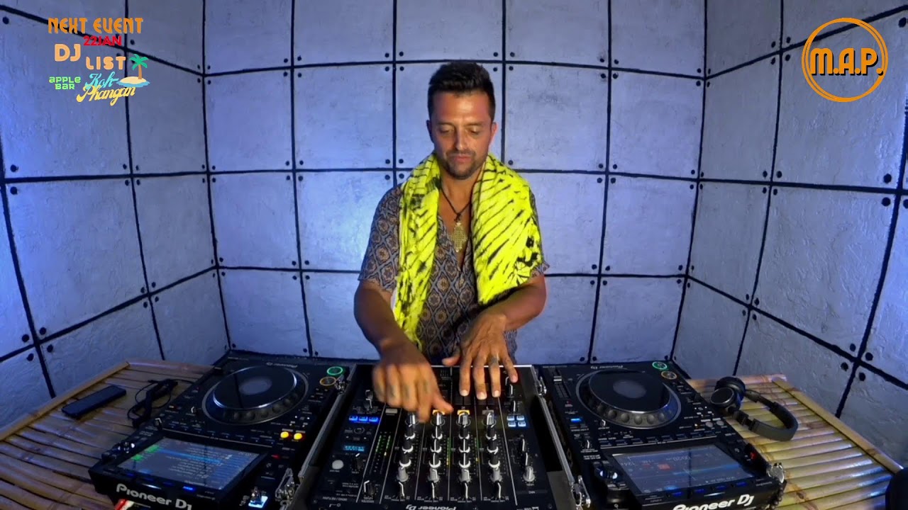 Jourdan Bordes on map Koh Phangan 21 january 2023 Live Dj Set Organic & progressive house Mix