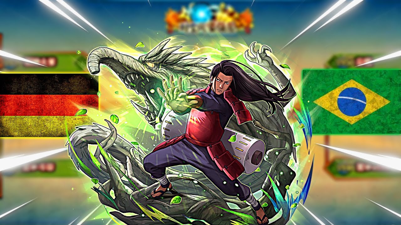 Space Time Fights in German Server vs Brazilian Server Naruto Online 👑