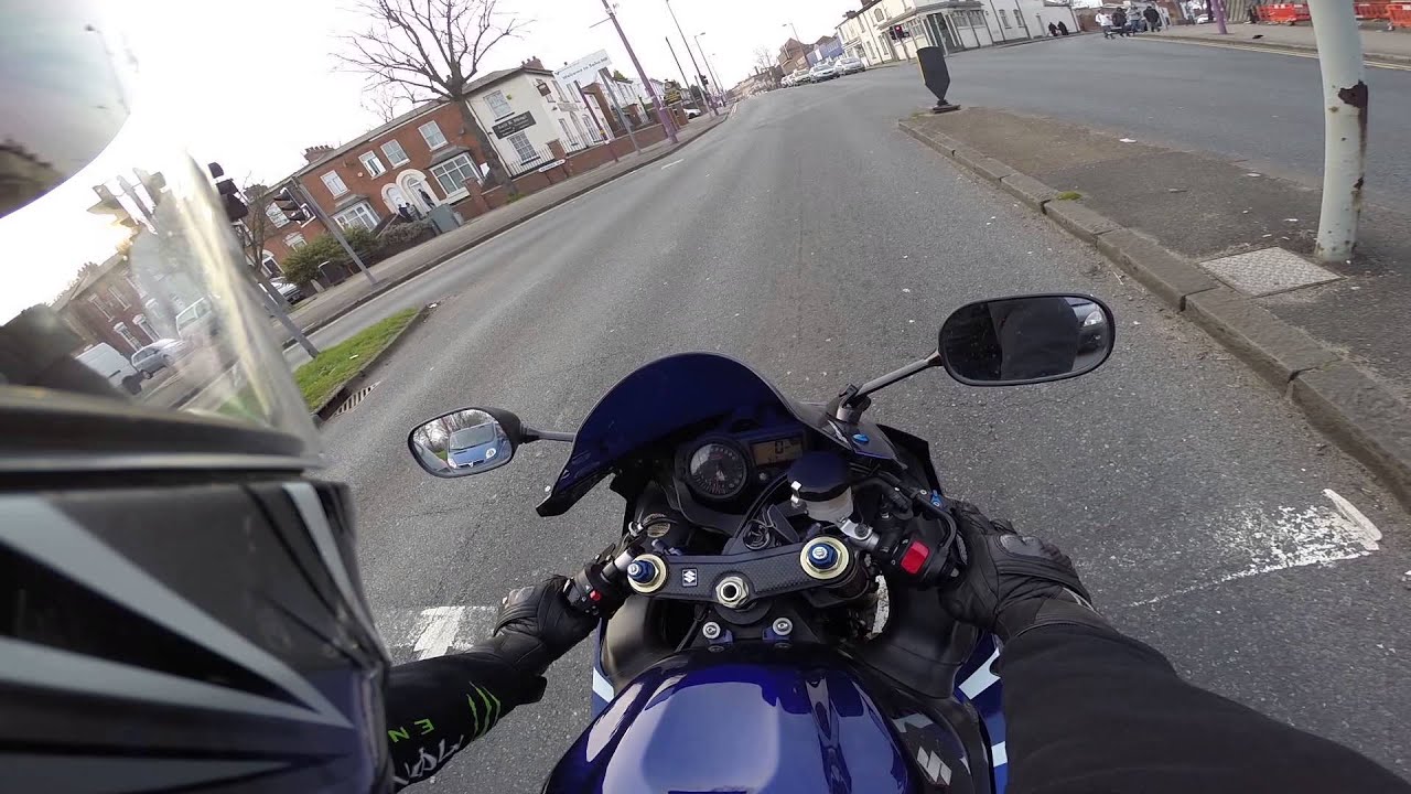 1st time gopro hero 3+ use: Suzuki GSXR 600 K4