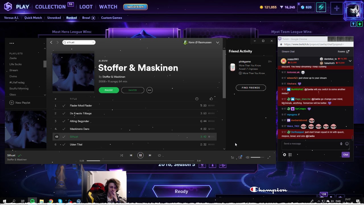 Zaelia ends his stream
