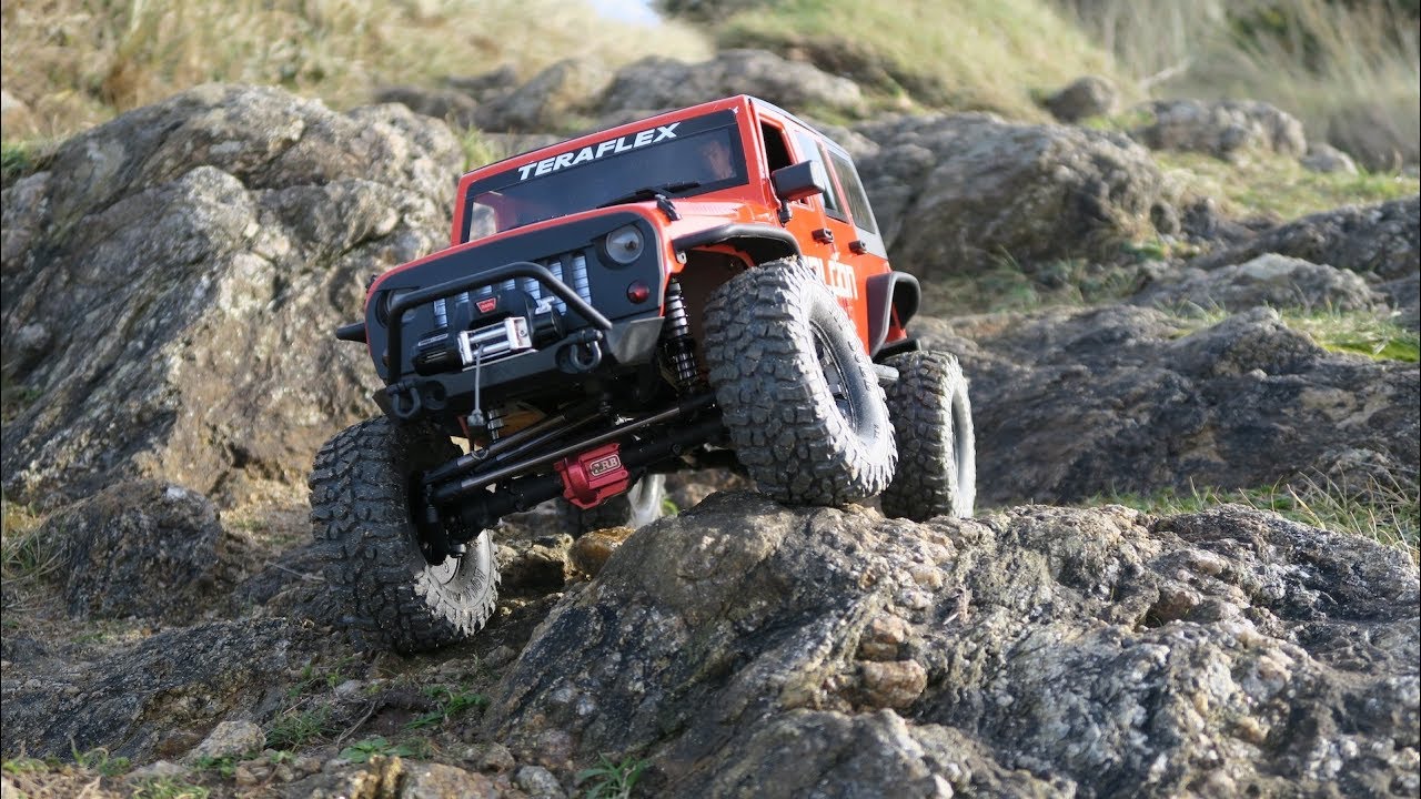 Xtra Speed Jeep V2 - SCX10 II -  Jeep Wrangler JKU orange body