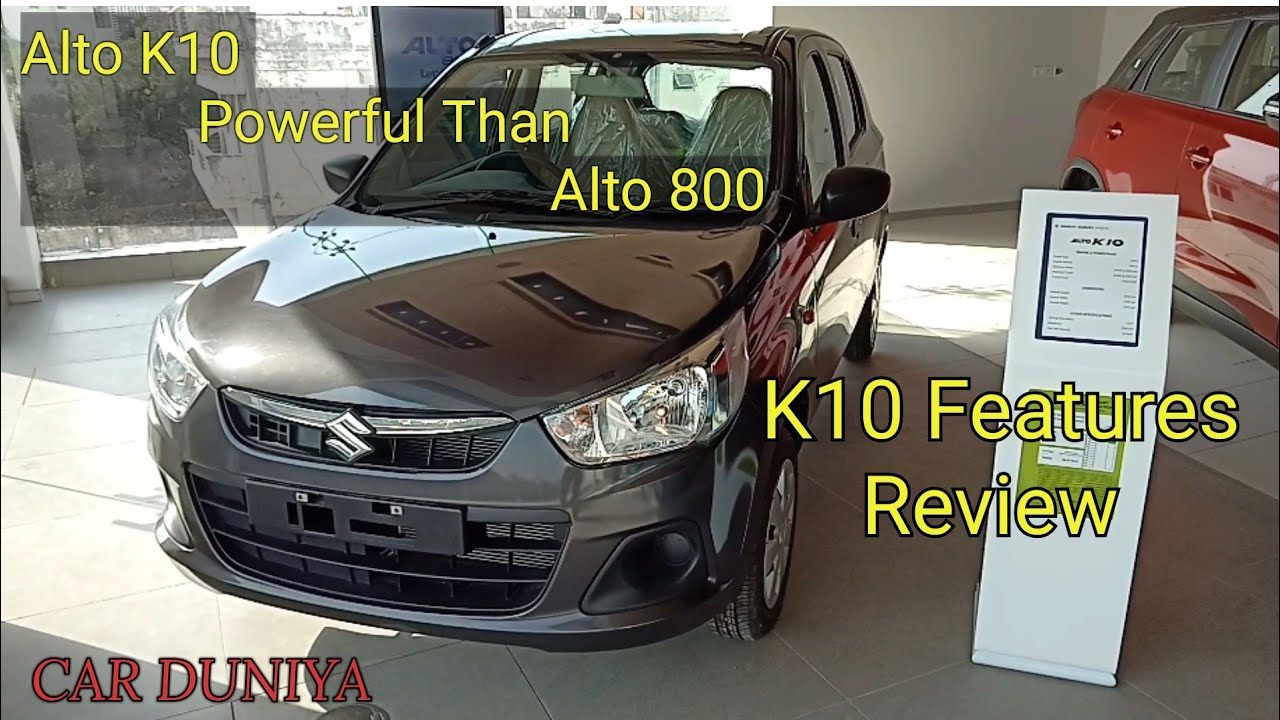 Maruti Alto K10-VXI-All Features Covered