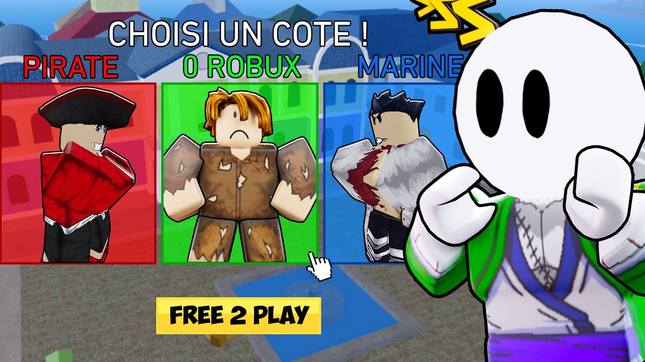 Noob To Pro avec aucun ROBUX dans blox fruits ! (F2P)