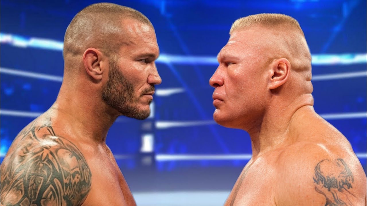 Брок Леснар против Рэнди Ортона: полный матч на Elimination Chamber.