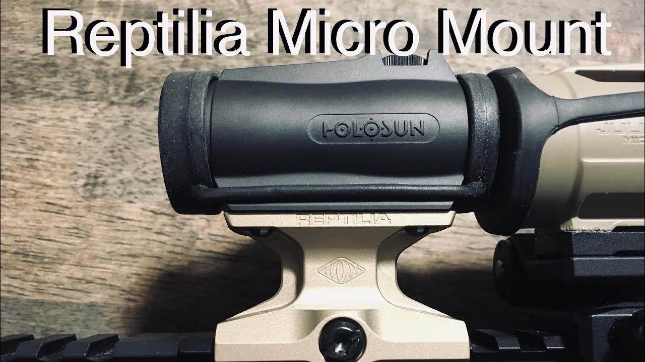 Reptilia Red Dot Mount Review for Micro T1/T2 #reddot #mount #review #holosun #sigsauer #aimpoint