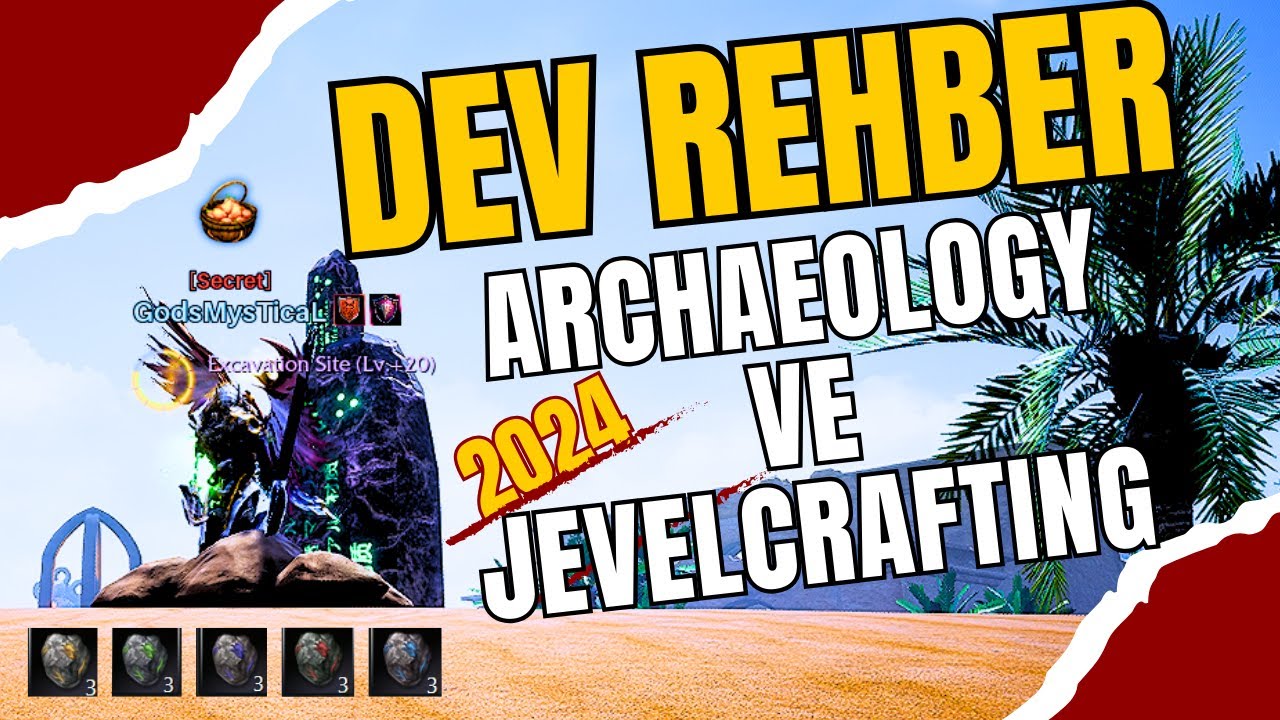 Rise Online GALIA - ARCHAEOLOGY ve JEVELCrafting REHBERİ ~ PARA KASMA #2