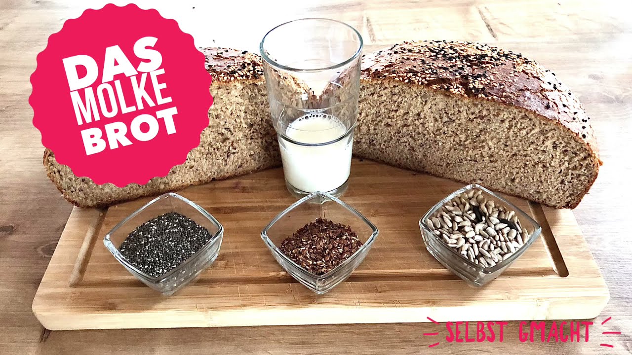 Weizenvollkornbrot mit Molke gebacken