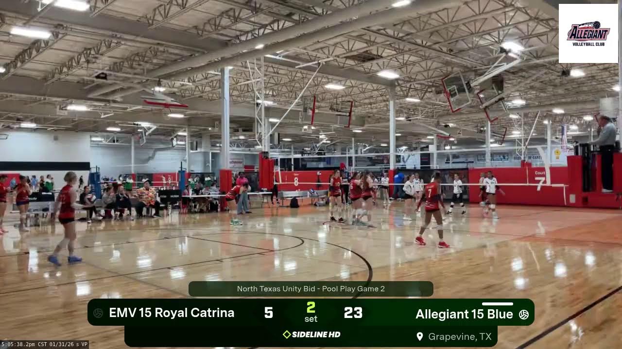 Allegiant 15 Blue vs. EMV 15 Royal Catrina (2026.01.31)