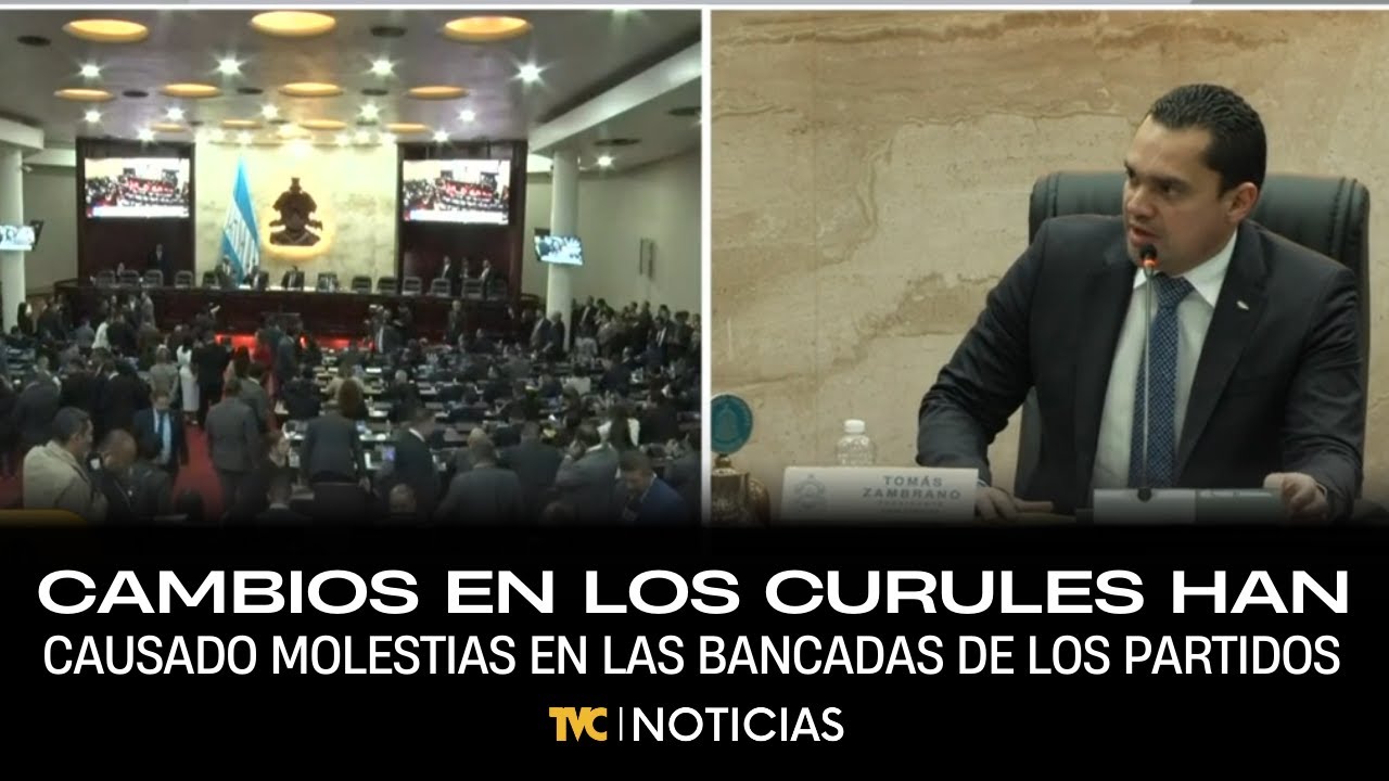 Cambios en los curules han causado molestias en las bancadas de los partidos