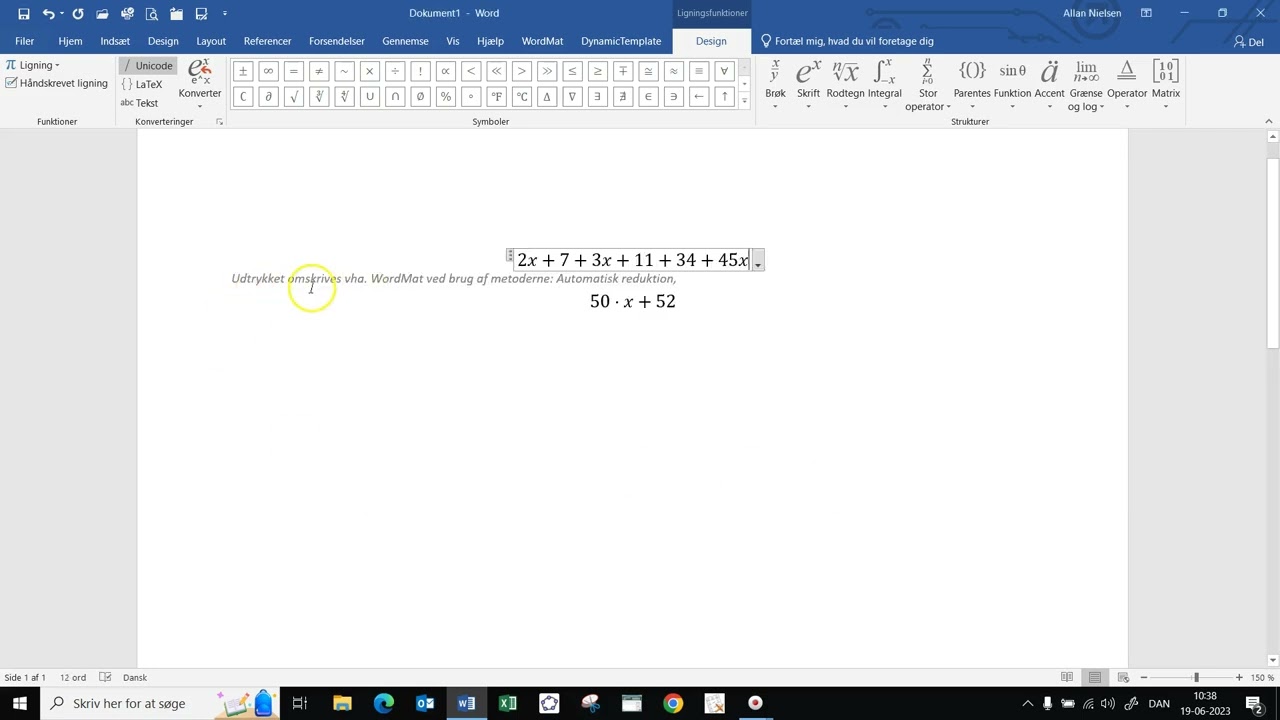 WordMat SBS 4 Reduktion