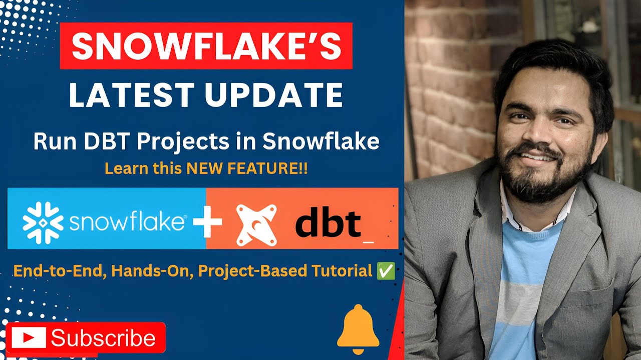 dbt Projects on Snowflake | End-to-End Tutorial (Workspaces, Git, Tasks, Monitoring)