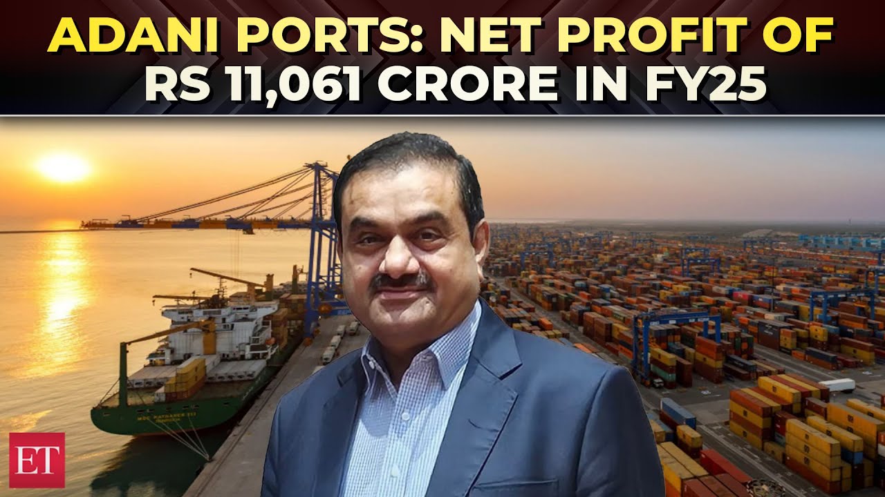 Adani Ports registers record net profit worth Rs 11,061 crore in FY25, up 37%
