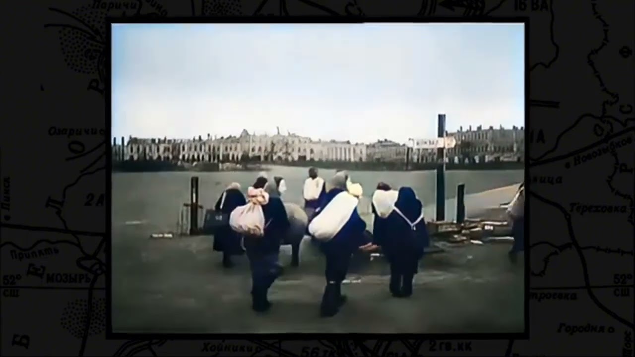 Сражение за Гомель. Фрагмент кинодокумента декабрь 1943 г.