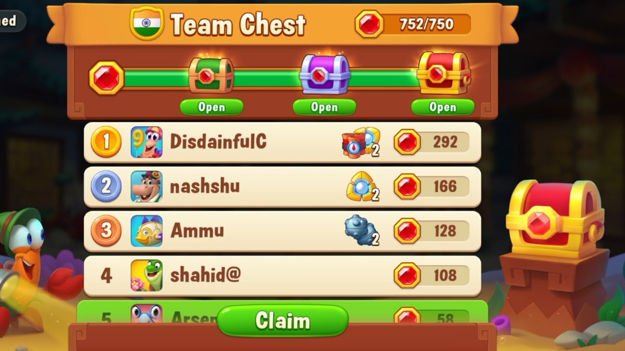 Opening 3 Chests at once 🧰🗝️ | Fishdom Gameplay 🐠