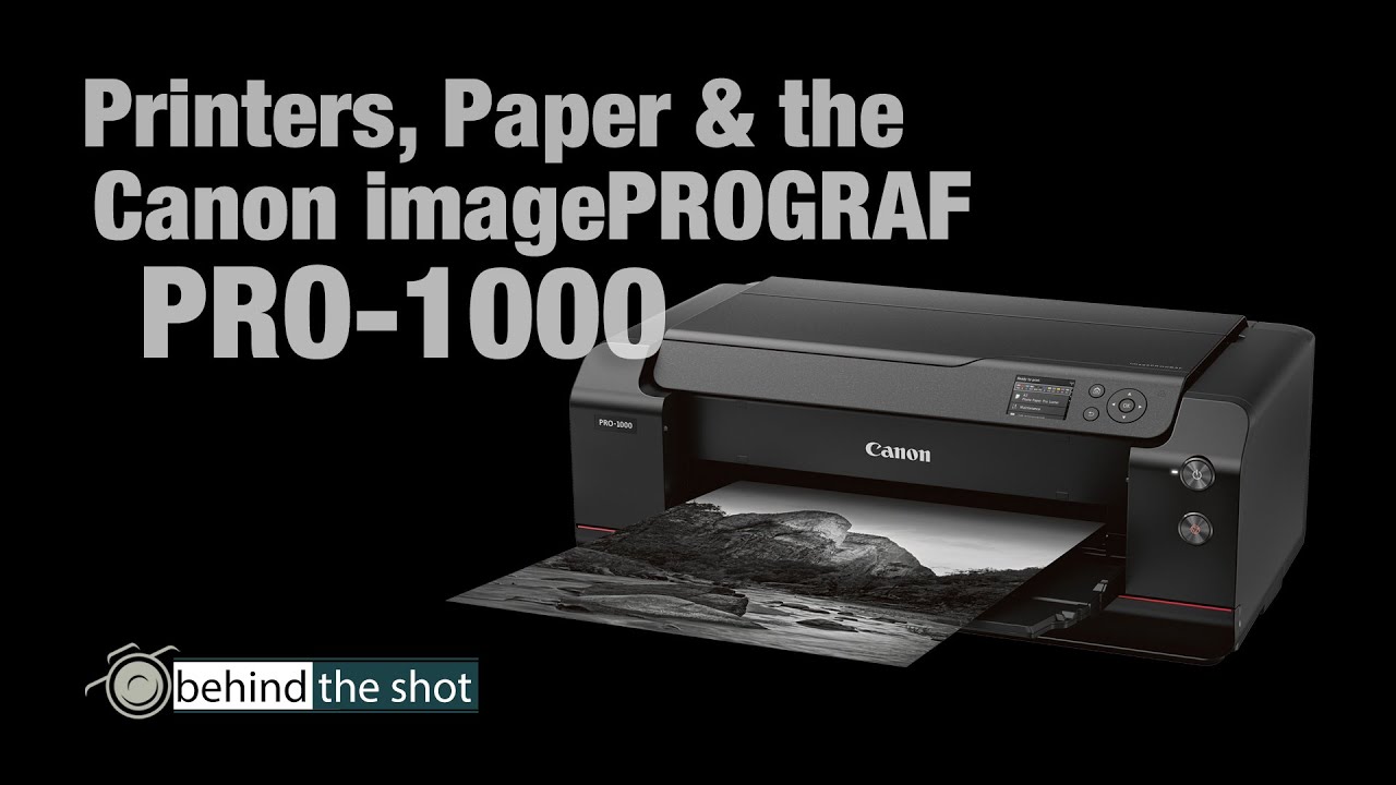 Печать, бумага и обзор принтера Canon imagePROGRAF PRO-1000