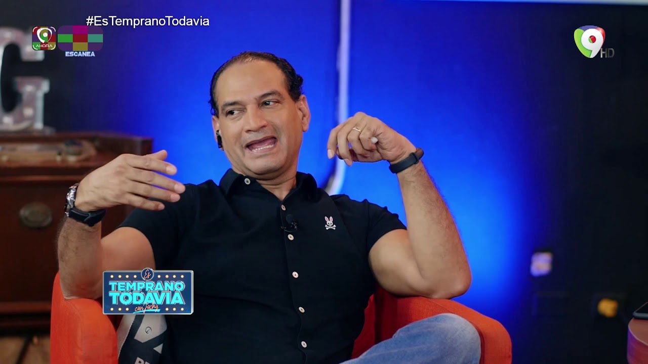 Diputado Jose Laluz junto a Jochy Santos en Es Temprano Todavia