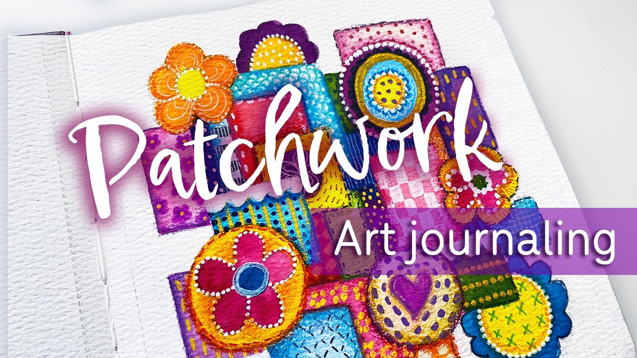 Ведение дневника в стиле пэчворк для начинающих 💜⭐️✨