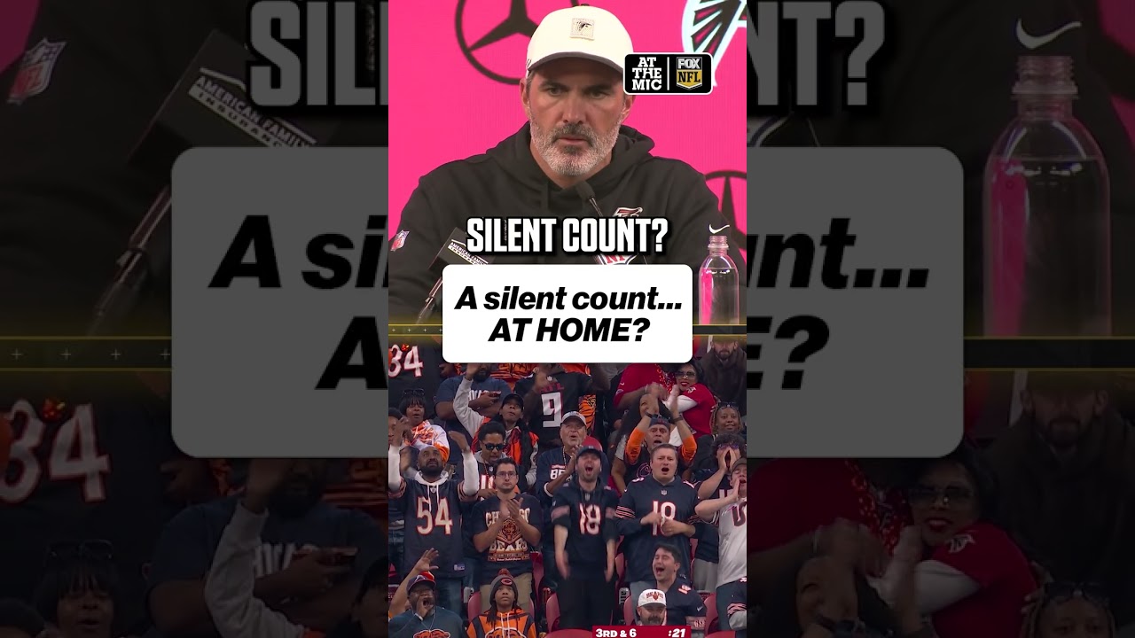 Despite being at home, the Falcons used a silent count vs the Bears&nbsp;🗣️ #falcons #nfl #football