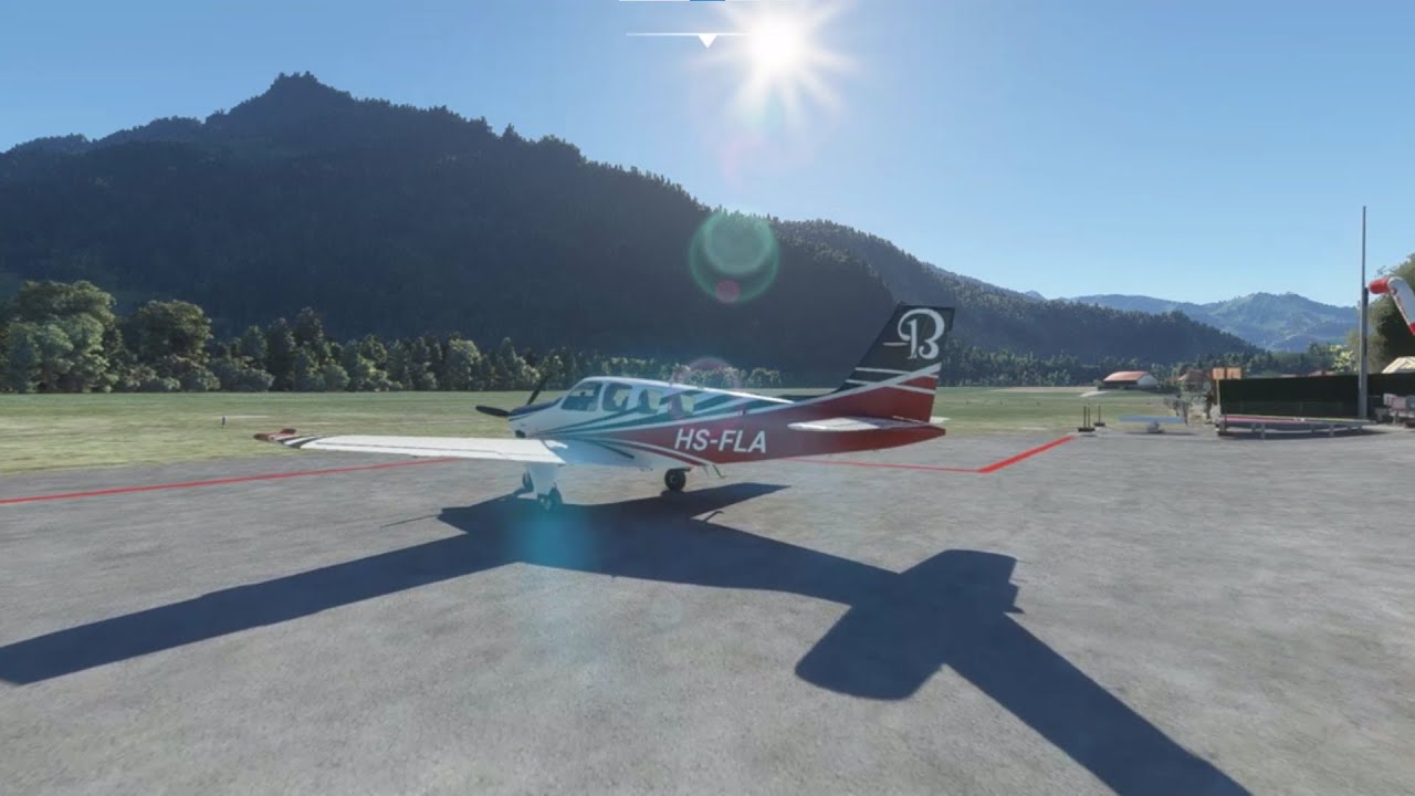MFS2020 Vol VFR, Bonanza G36, Gruyères-Neuchâtel.