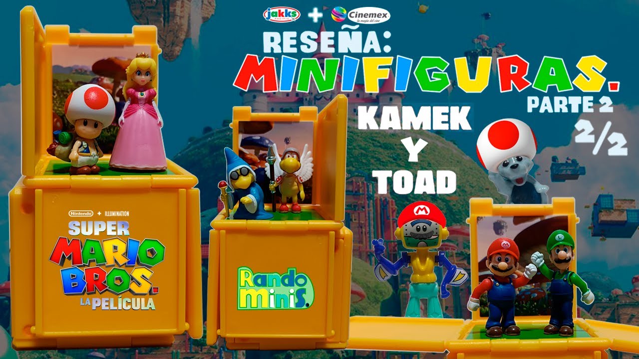 RESEÑA: MINIFIGURAS. PARTE 2 Super Mario Bros. La Película (2023) | (2/2) jakks PACIFIC | RANDOMINIS