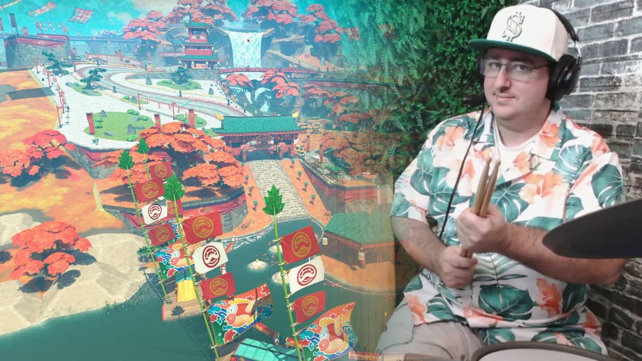 Mario Kart World: Cheep Cheep Falls Drum Cover