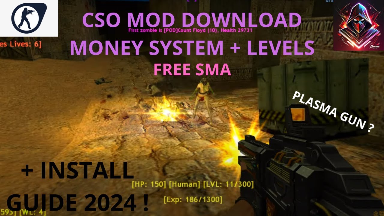 (LIKE ZOMBUS MOD) DOWNLOAD CSO-MOD MONEY SYSTEM + LEVELS + KNIFE MENU