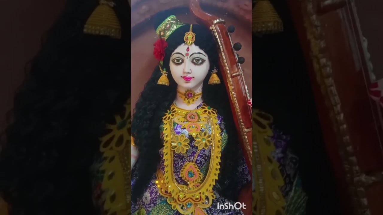 , এটা শিল্পীর সাধনা 🙏মাটির ভেতর থেকে বেরিয়ে আসা জ্ঞানের আলো—মা সরস্বতী ✨দেখো শেষ পর্যন্ত 🤍