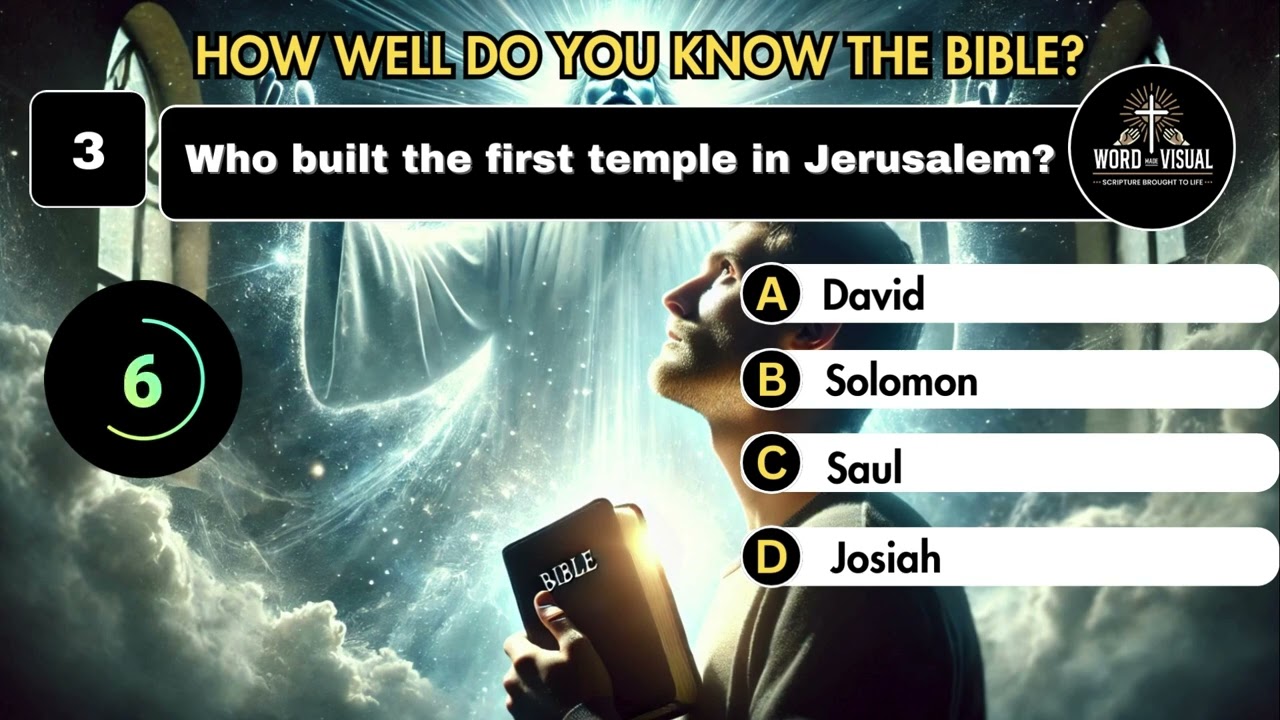 Can You Pass? Bible Quiz Challenge! Part 7