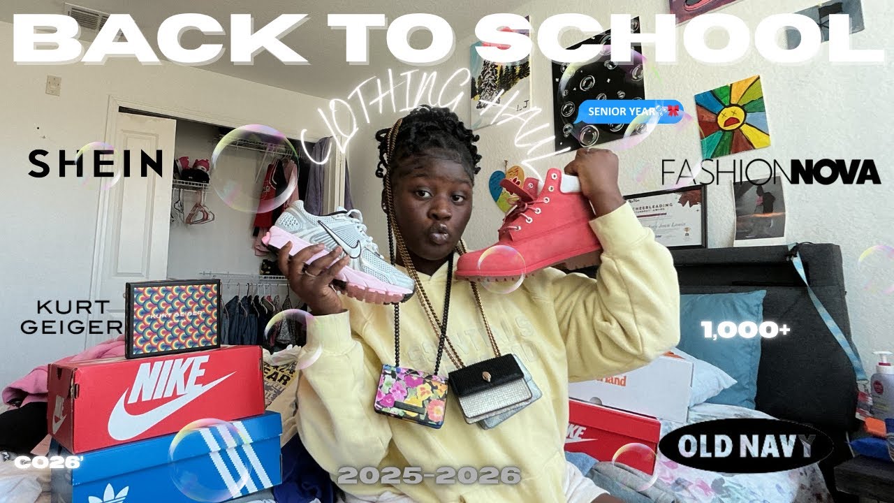 BACK TO SCHOOL HAUL(2025)senior year||fashionnova,shein,IG BRANDS, 1,000+|| lindseyjayla