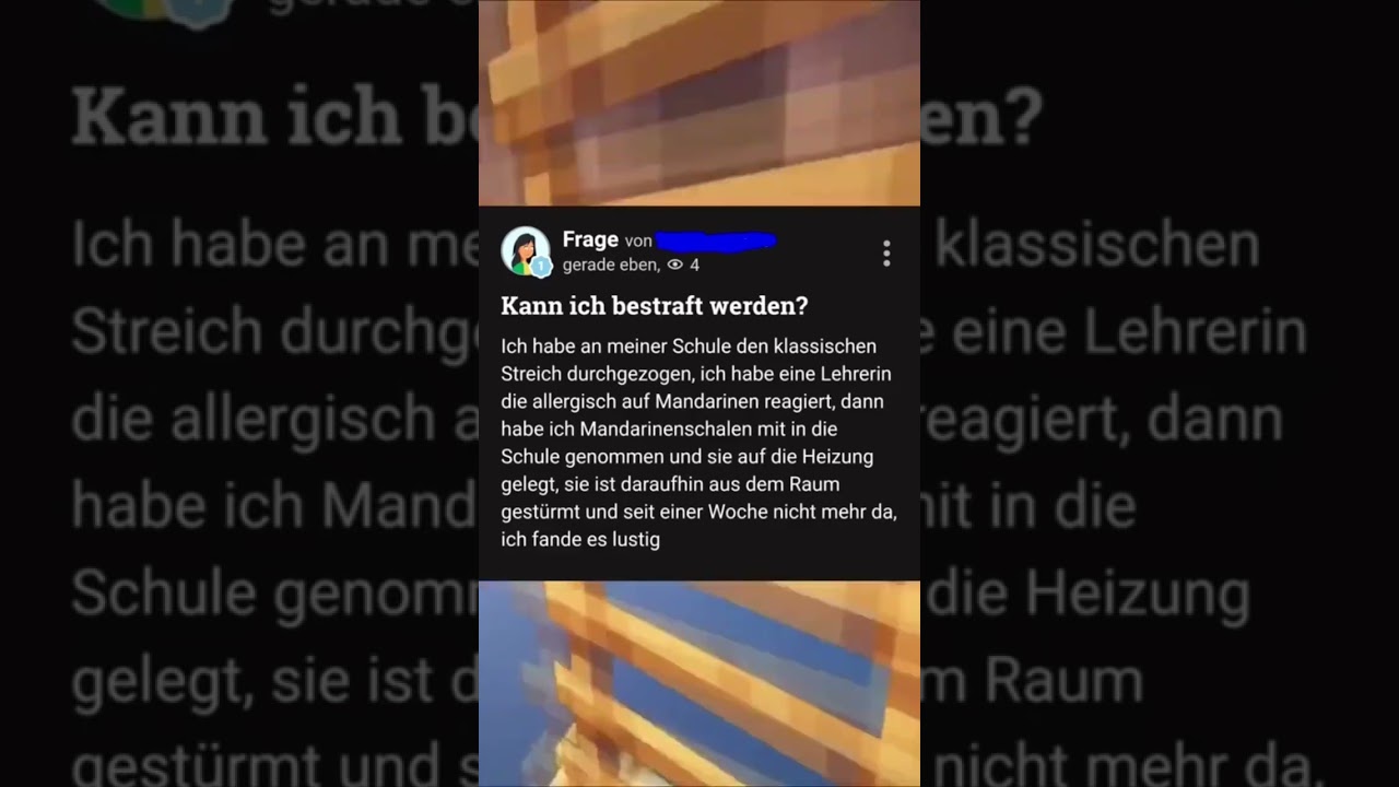 Gutefrage.net - Klassenstreich geht schief 😅