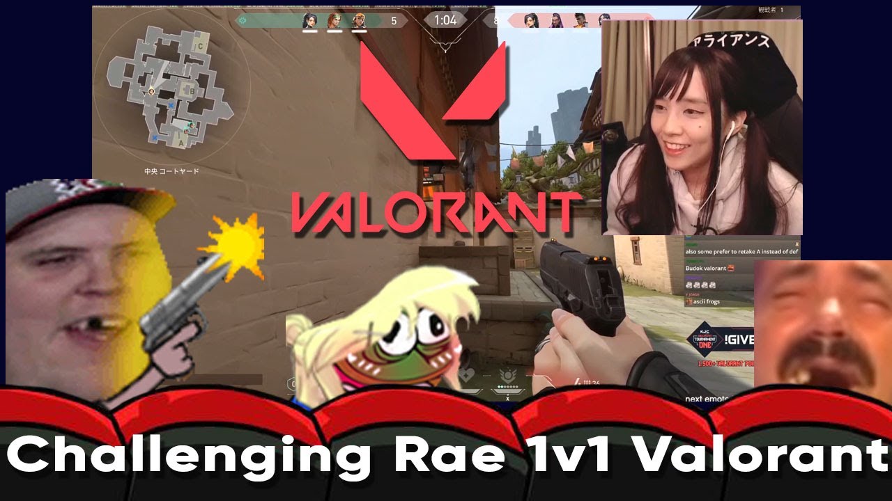 Challenging Rae to 1v1 Valorant DeathMatch (Part 1)