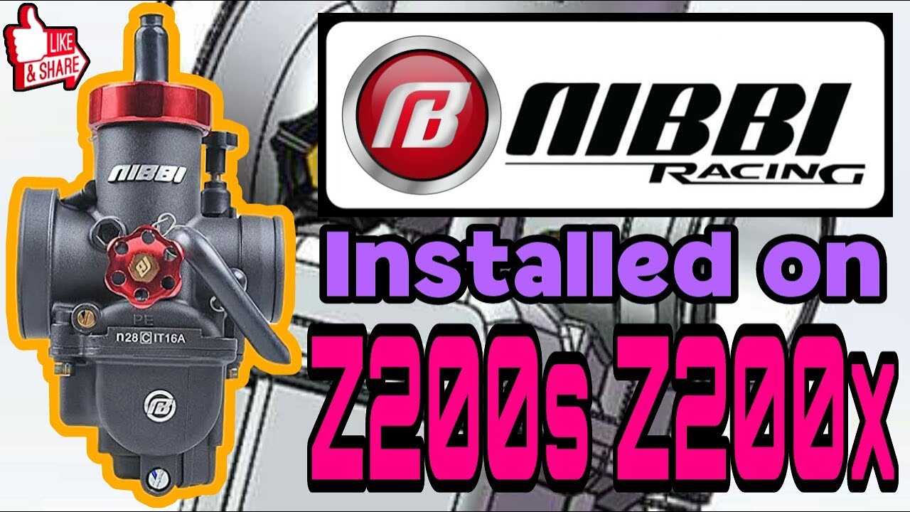NIBBI CARBURETOR on Z200S Z200X Z200II (LAMON GASOLINA?)