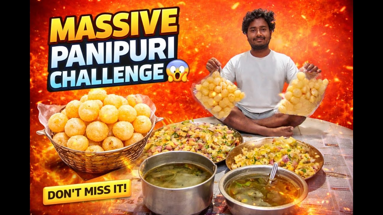 #MassivePanipuriChallenge