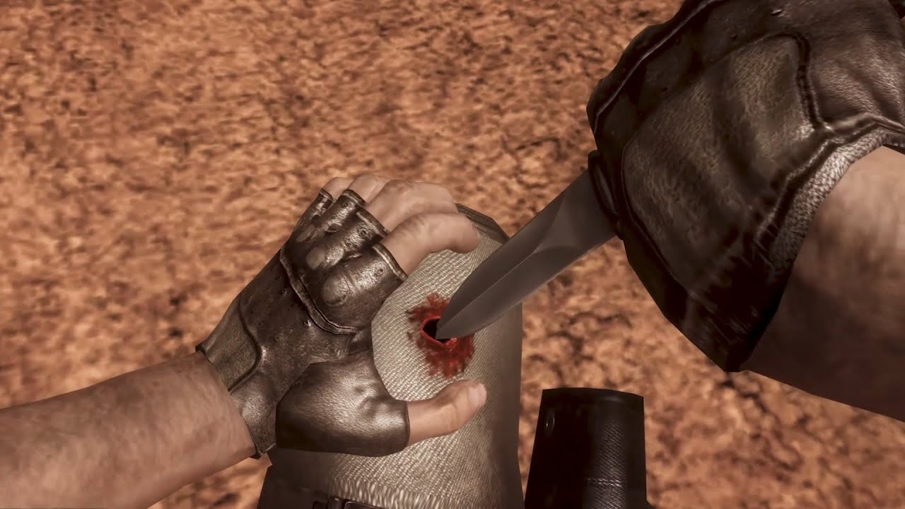 충격과 공포의 파 크라이 2 응급치료 모습 ㅋㅋㅋ