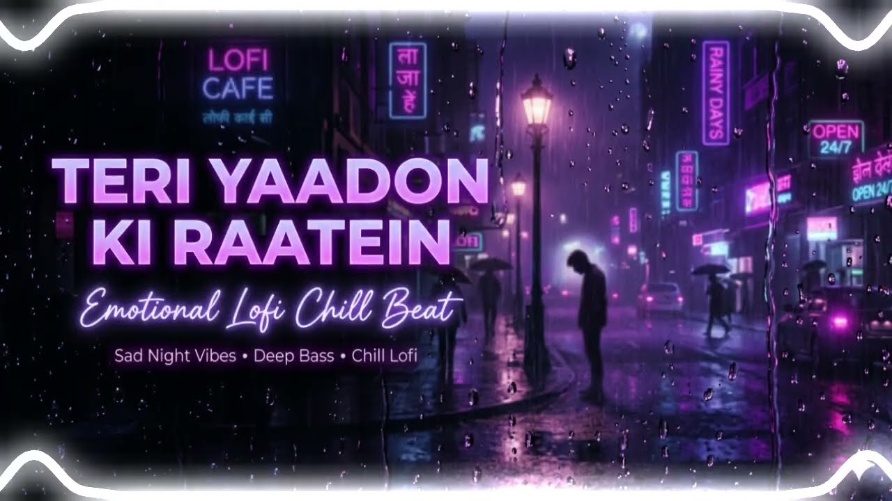 Teri Yaadon Ki Raatein 💔 | Emotional Lofi Song | Sad Chill Beat | Deep Bass Lofi Music 2026