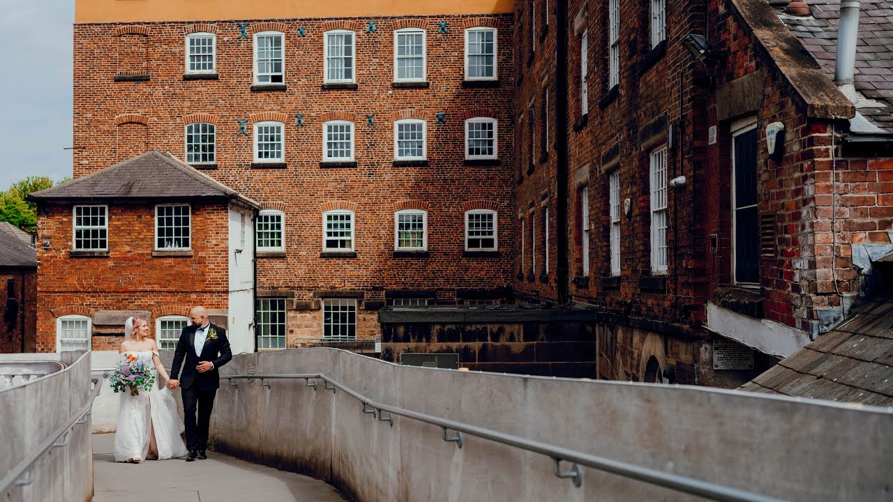 The River Mill, Derbyshire Wedding videography