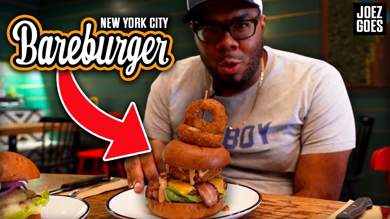&ldquo;This blew me away!&rdquo; Bareburger Food review! Three Burgers 🍔 One App🍴 One Martini 🍸 JOEZ GOEZ...