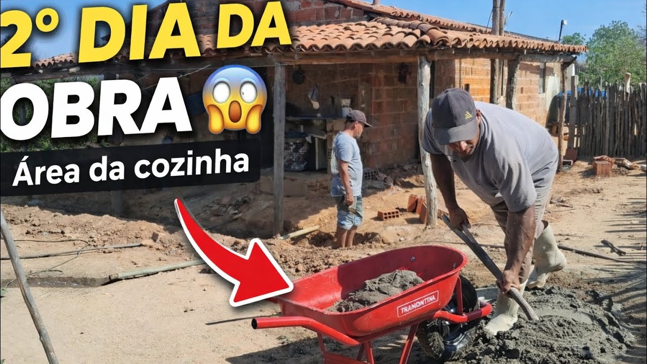 😱📒 DIÁRIO DE OBRAS// 2° DIA E JÁ DEU TRABALHO!