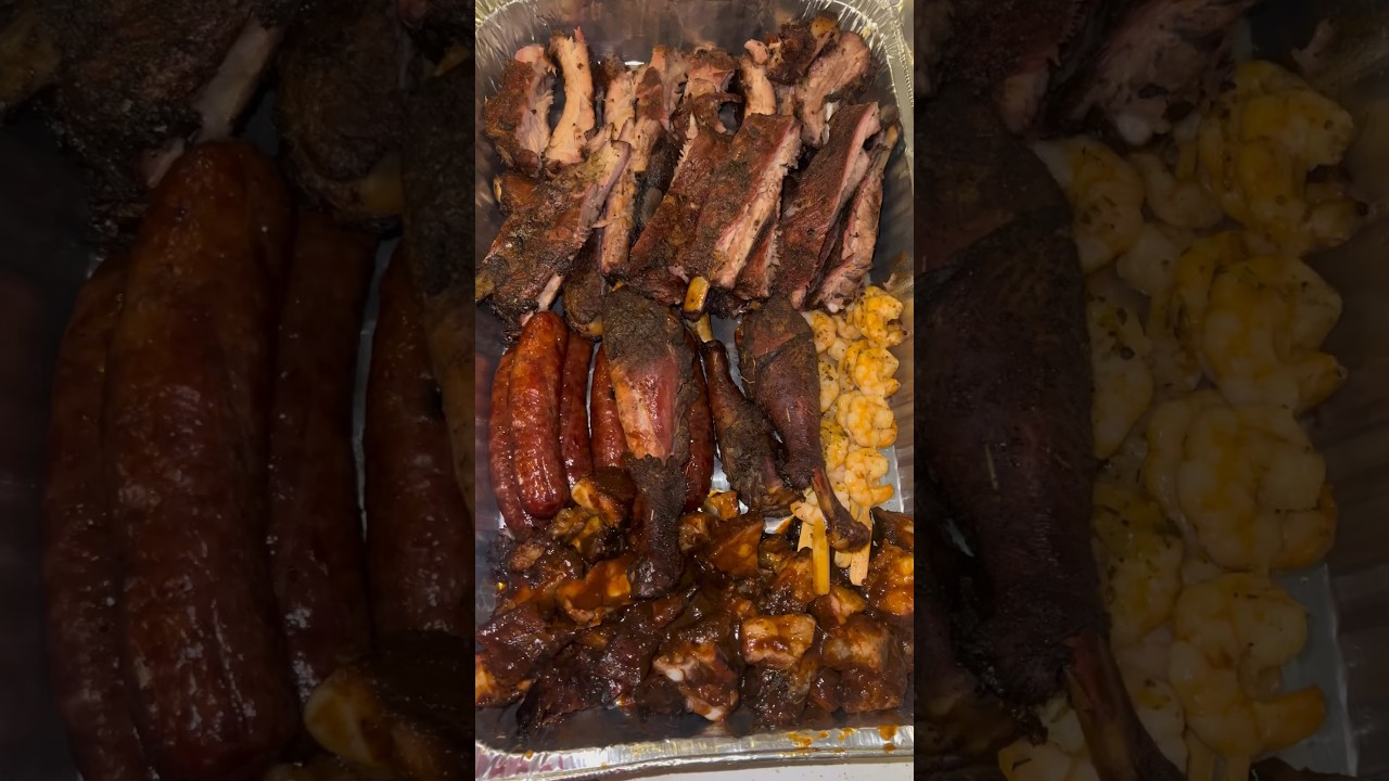 ❤️ Family BBQ Meal 🍖🍷#food #soulfood #cookout #bbq #familybbq #familymeal