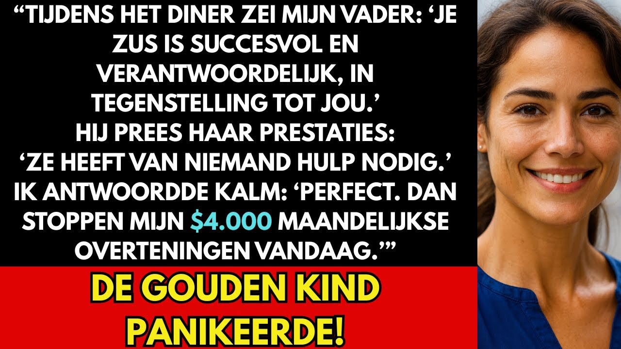 Mijn Vader Zei: “Je Zus Is Succesvol, Jij Niet.” Maar Toen Ik Dit Deed, Panikeerde Ze!