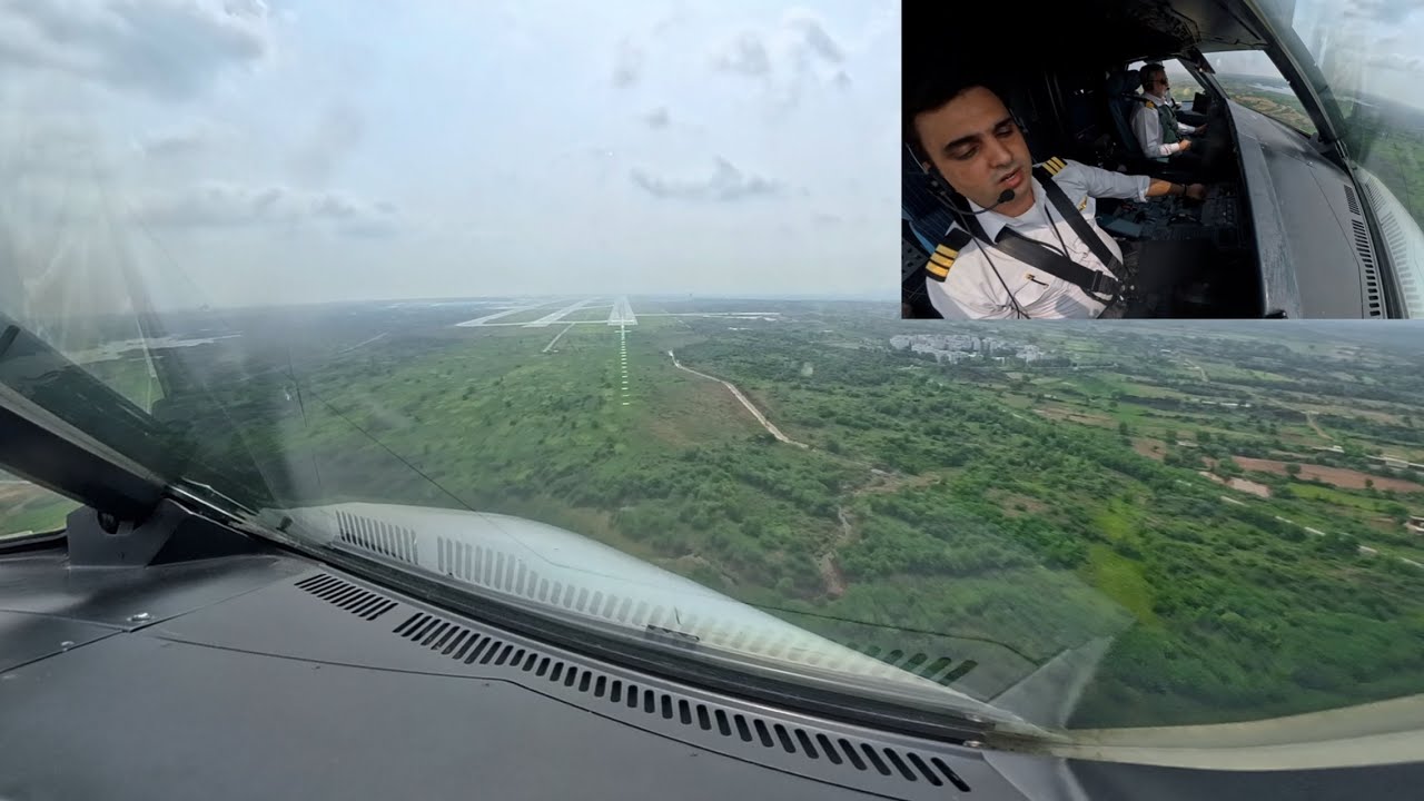 Pilot’s Eye View | Real-Time Landing Experience | Islamabad RWY 10R from the Cockpit